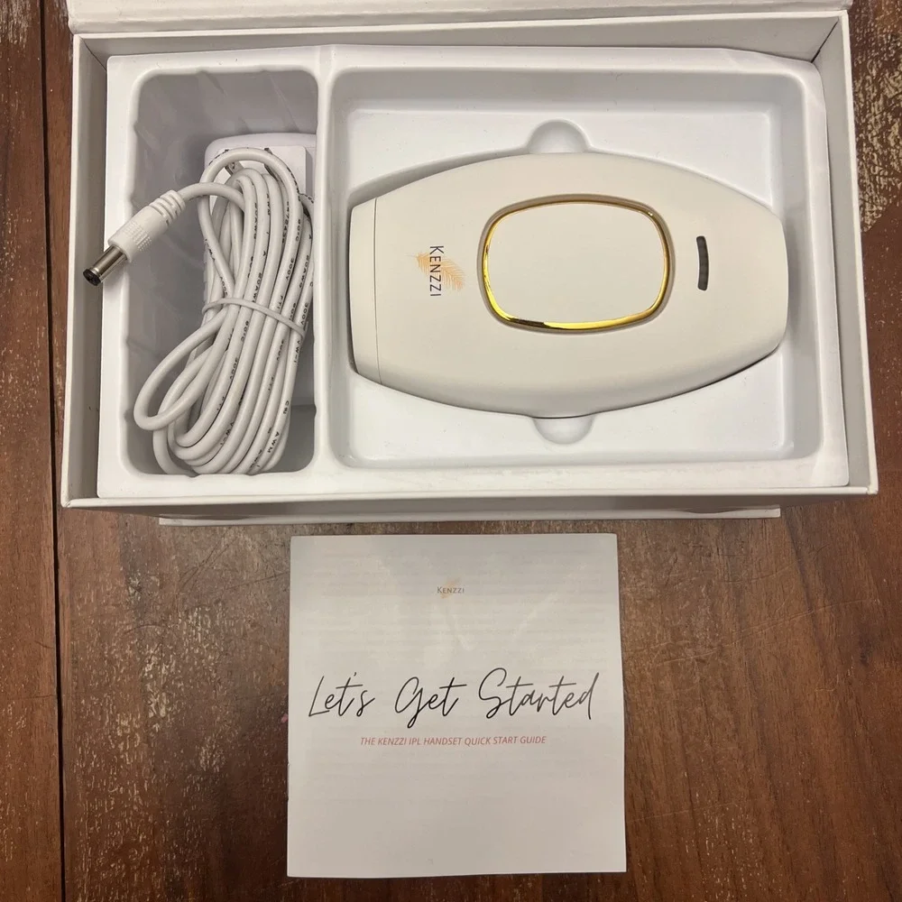 Kenzzi IPL Hair Removal Handset For Permanent Hair Reduction Open Box New